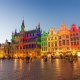 The colourful Grand Palace in Brussels, Belgium