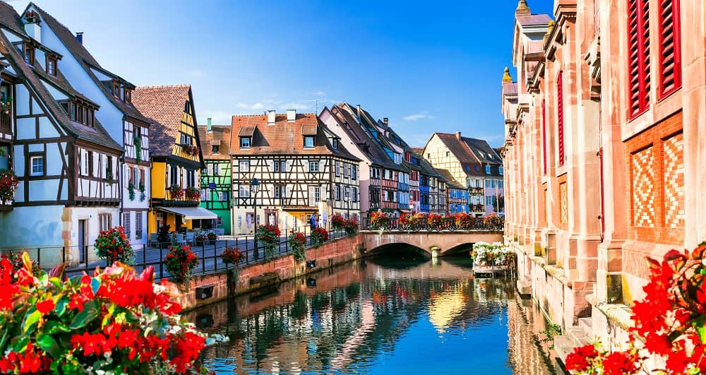 Canal in Colmar, France