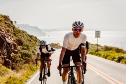 Cyclists riding through Queensland