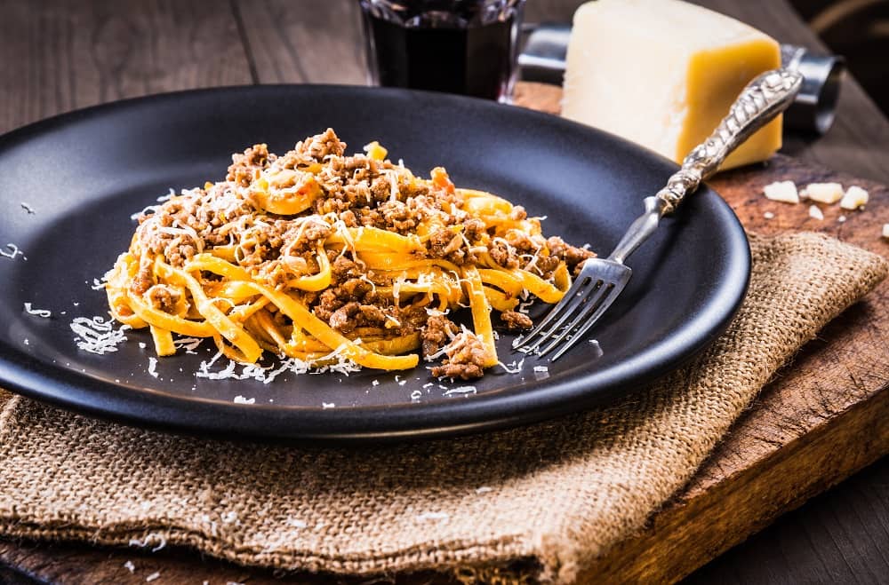 Tagliatelle Al Ragù in Bologna