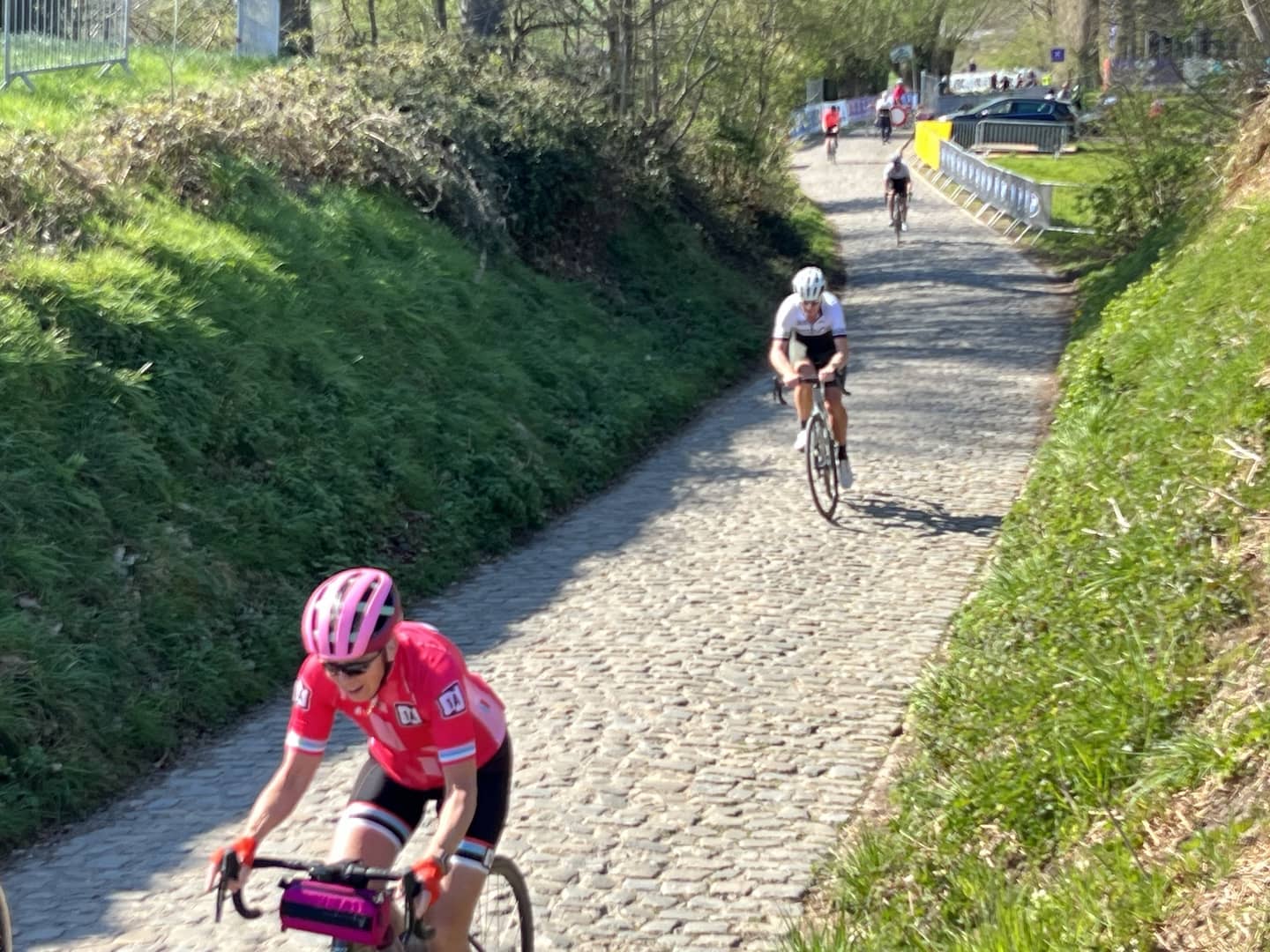 cycling through flanders on french competition