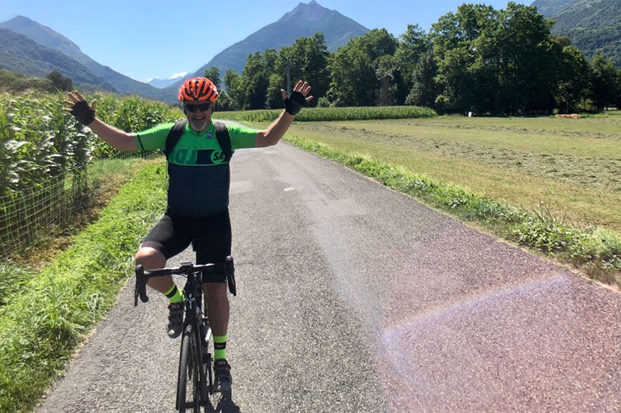 tour de france in the pyrenees