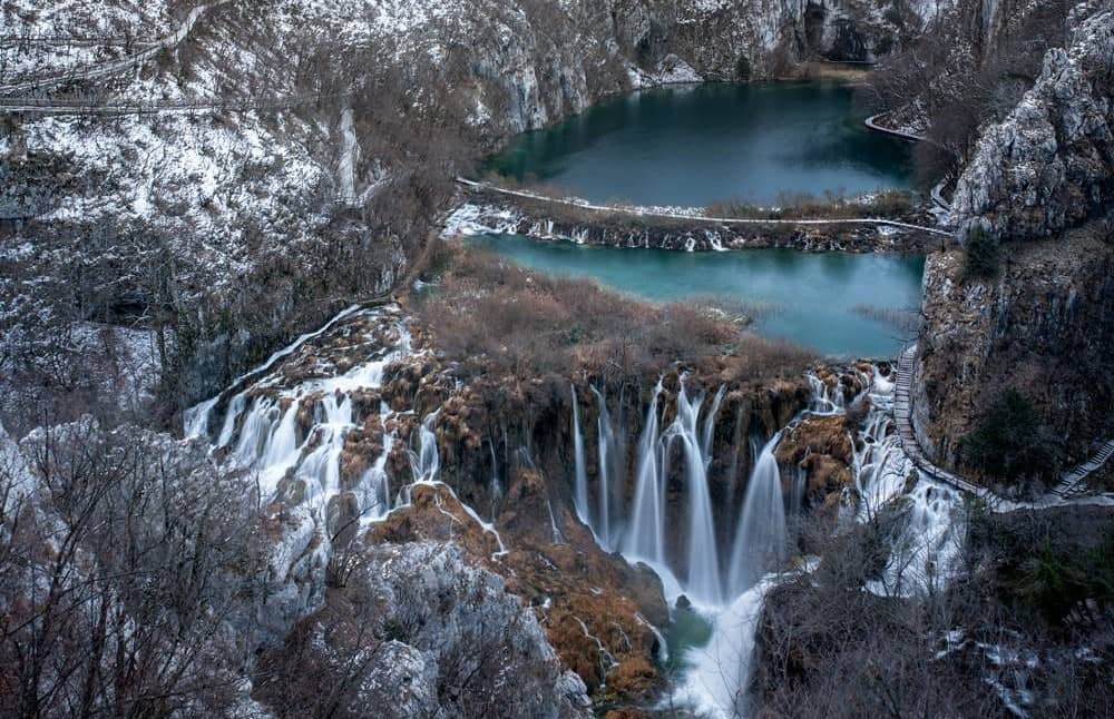 Plitvice Lakes National Park is a stunning natural wonder located in Croatia.