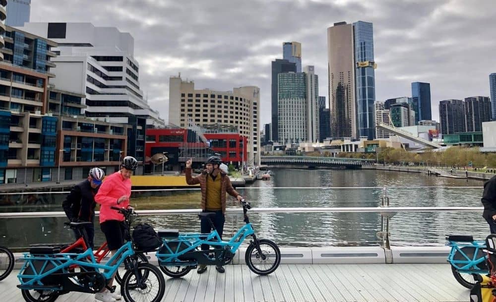Tern e-Bike Tour on Melbourne's Yarra River.