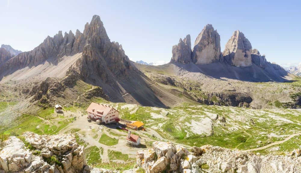 Three Peaks of Lavaredo, Italian Alps.